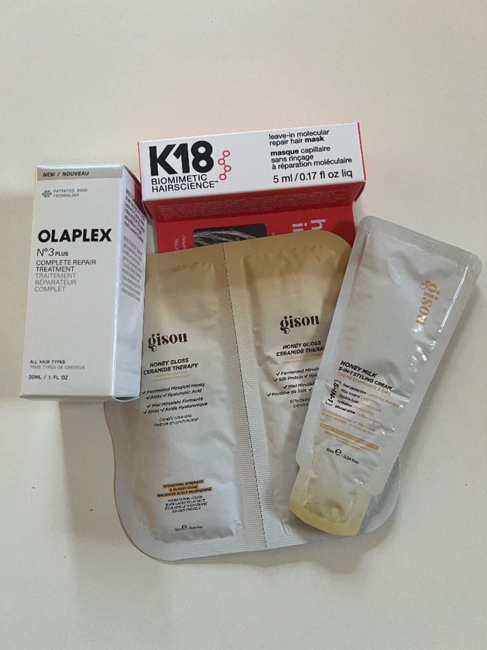 Hair Bundle (Olaplex, K18, Gisou)